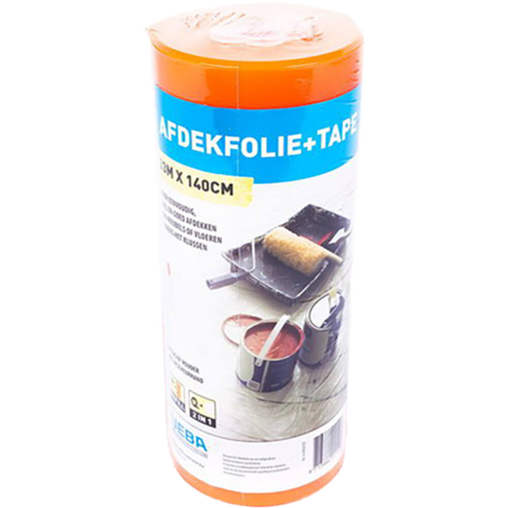 VEBA Afdekfolie Met Tape 140 cmx33 m