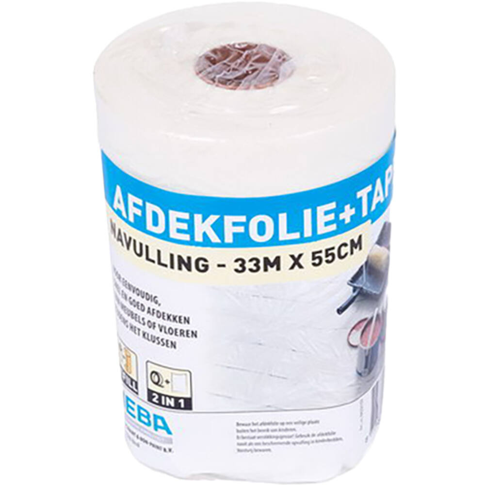VEBA Afdekfolie Met Tape Navul 55 cmx33 m