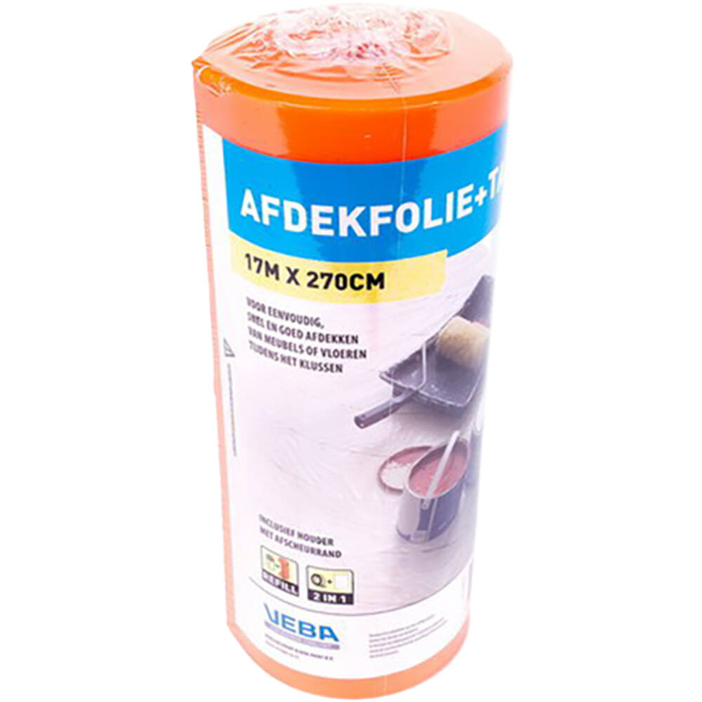 VEBA Afdekfolie Met Tape 270 cmx17 m