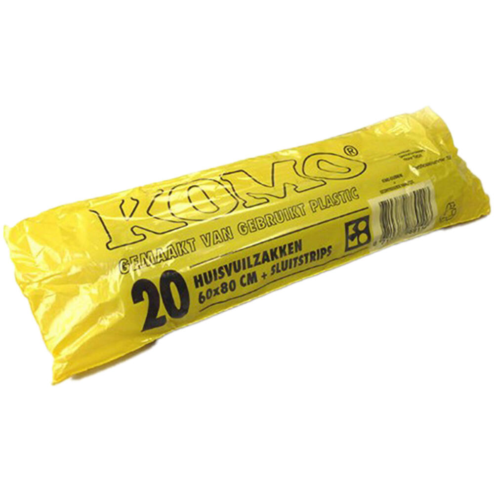 Komo Vuilniszak 60/80 Grijs 20 st Rol