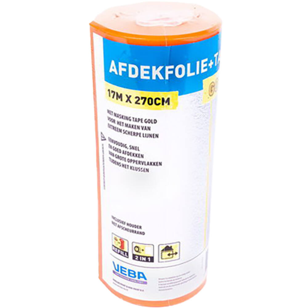 VEBA Afdekfolie+Gold Tape 270 cmx17 m