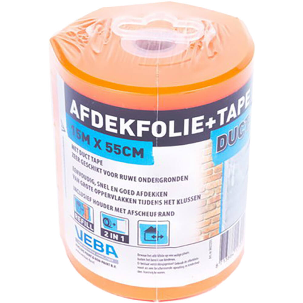 VEBA Afdekfolie+Duct Tape 55 cmx15 m