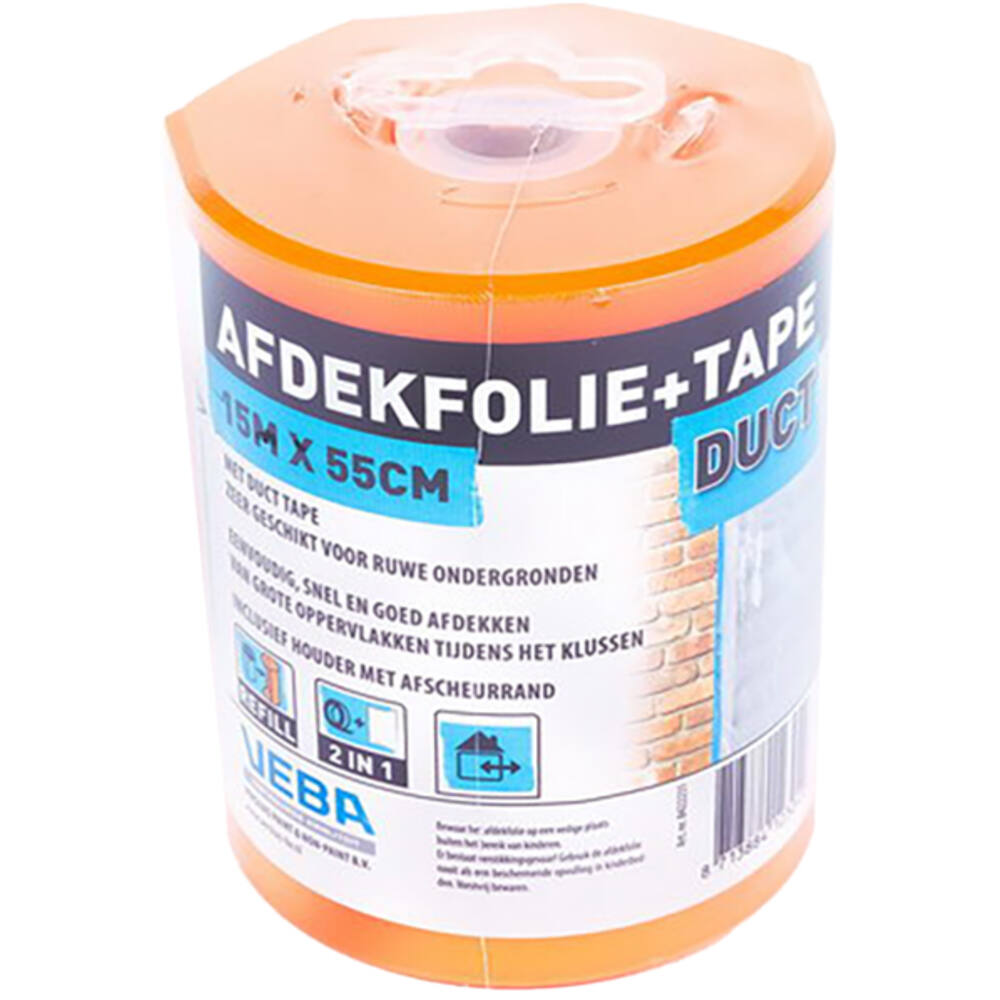 VEBA Afdekfolie+Duct Tape 55 cmx15 m