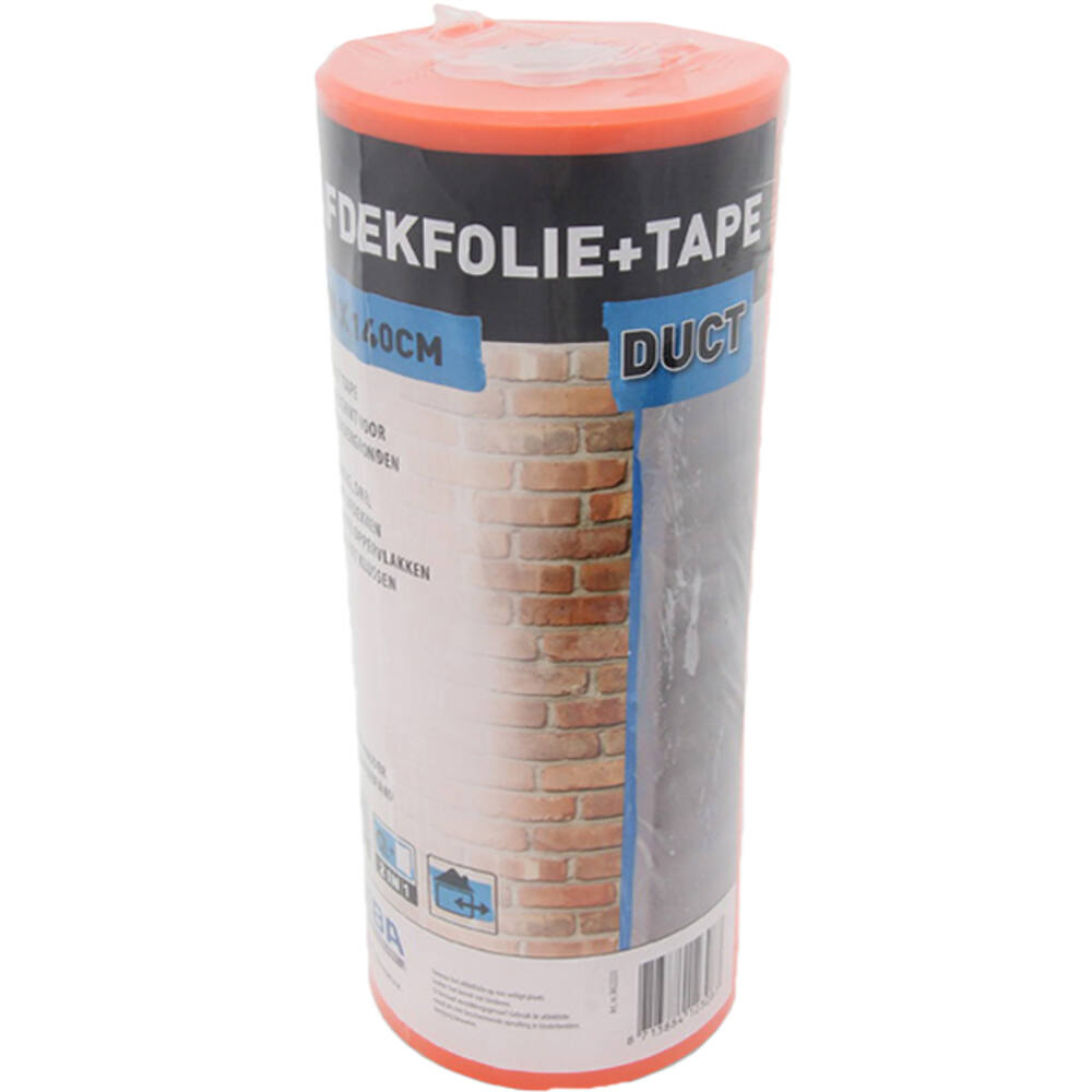 VEBA Afdekfolie+Duct Tape 140 cmx15 m