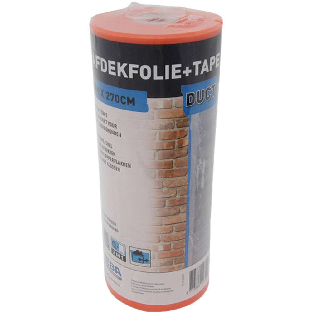 VEBA Afdekfolie+Duct Tape 270 cmx15 m