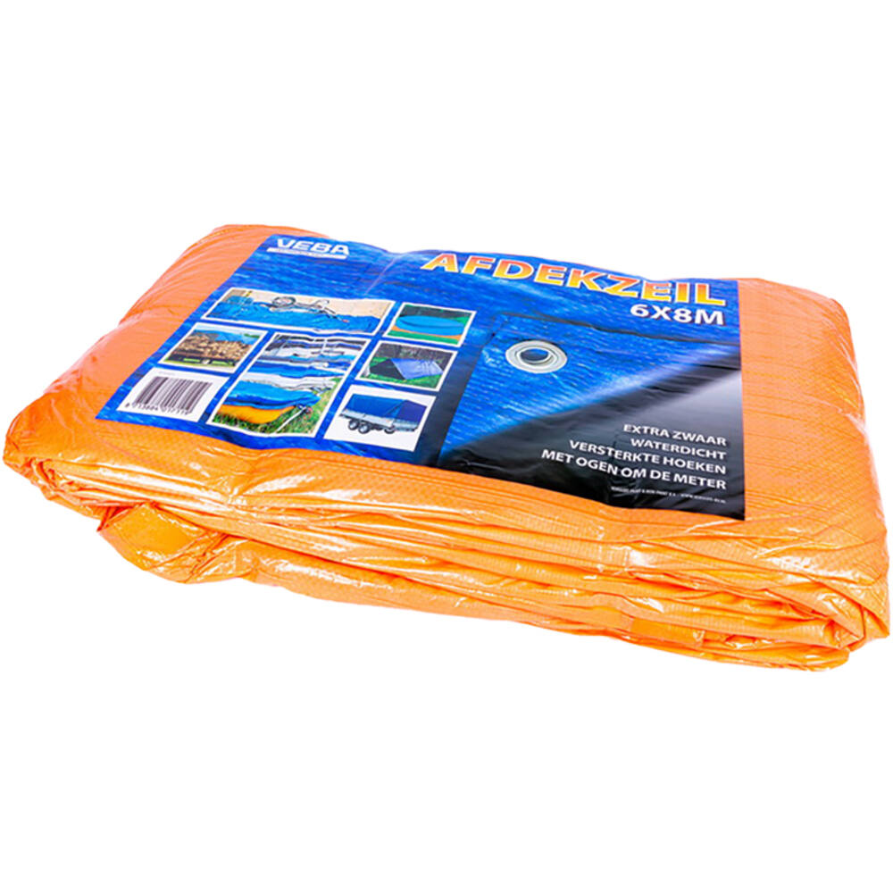 VEBA Afdekzeil Oranje 6x8 m