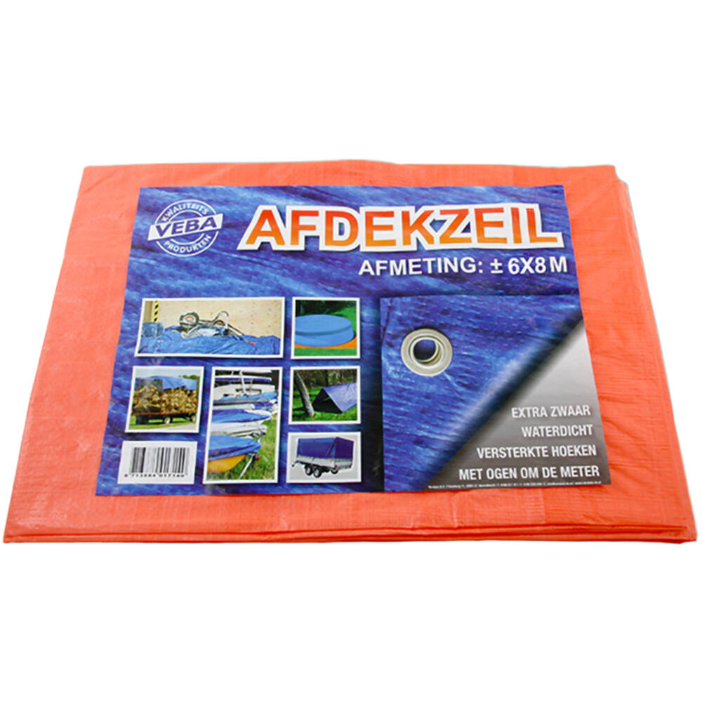 VEBA Afdekzeil Oranje 6x8 m