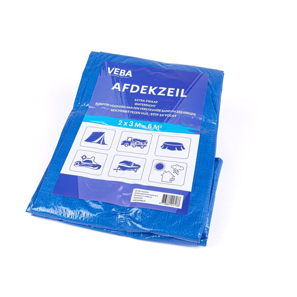 VEBA Afdekzeil Blauw 2x3 m