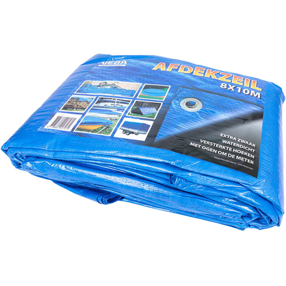 VEBA Afdekzeil Blauw 8x10 m