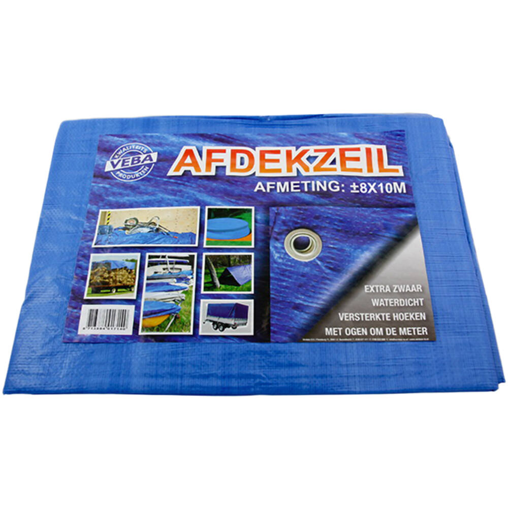 VEBA Afdekzeil Blauw 8x10 m