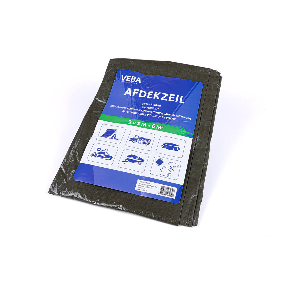 VEBA Afdekzeil Groen 2x3 m