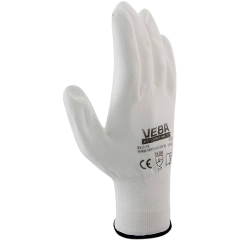 VEBA Handschoen Pu-Soft Wit Maat M