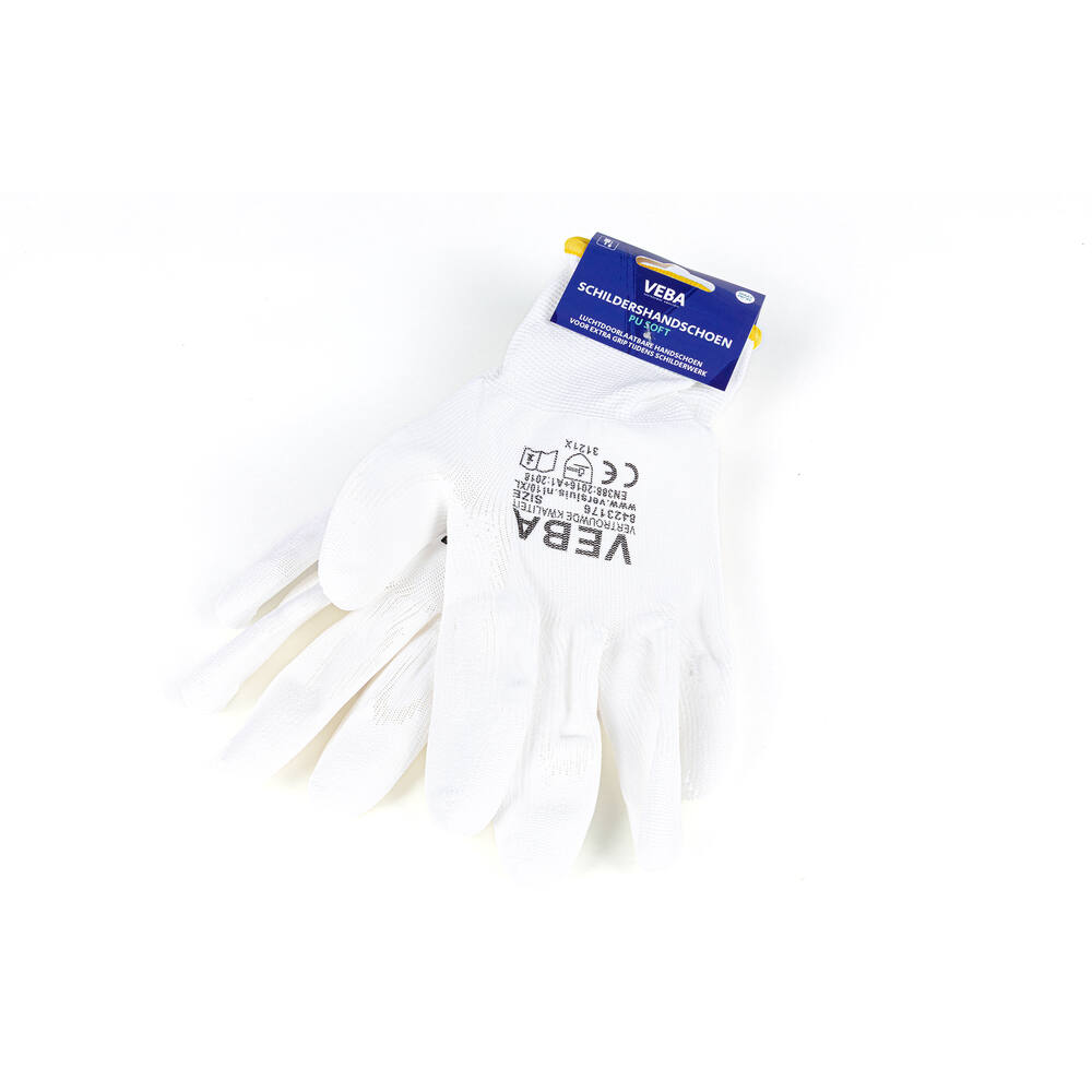 VEBA Handschoen Pu-Soft Wit Mt XL