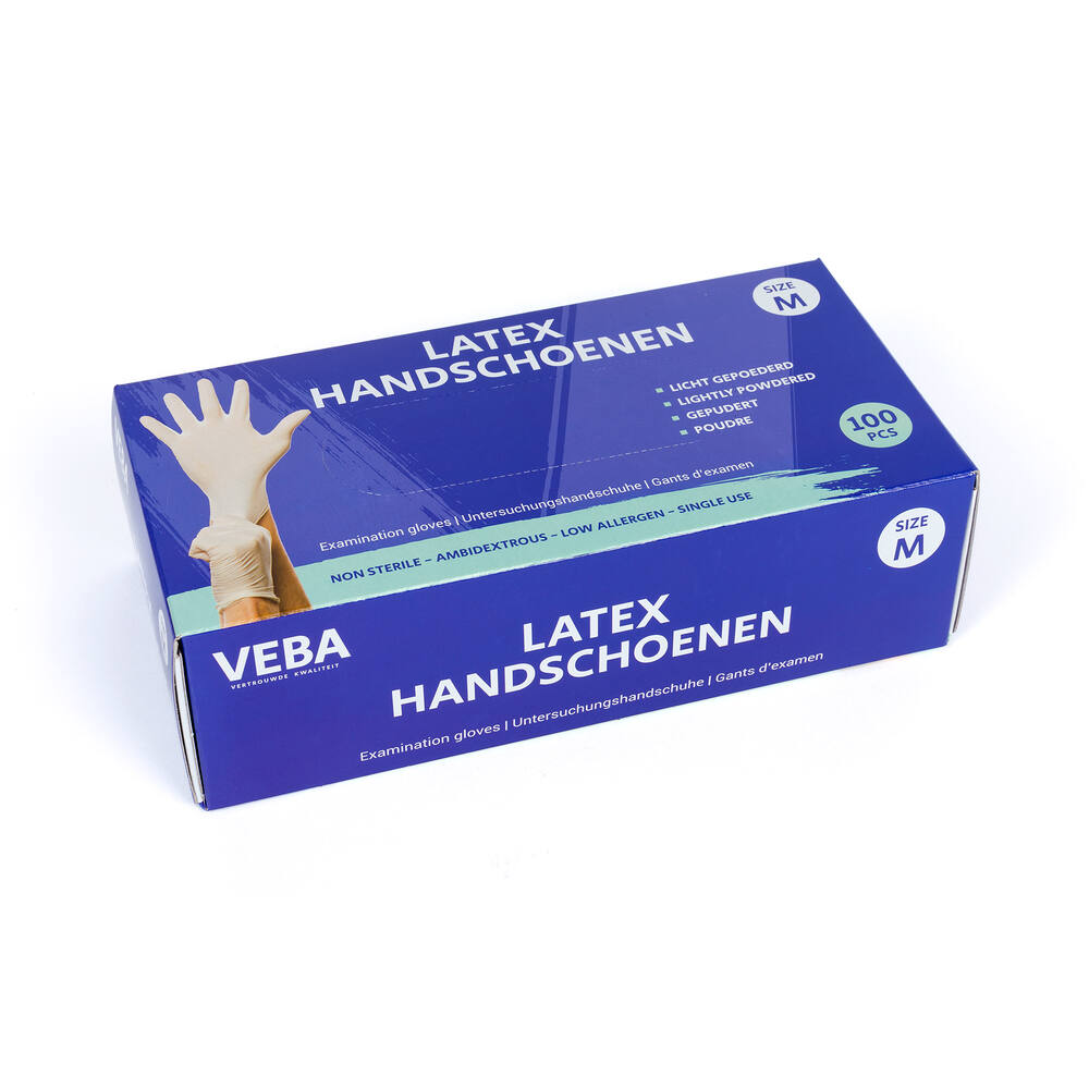 VEBA Latex Handschoen Doos 100 st M
