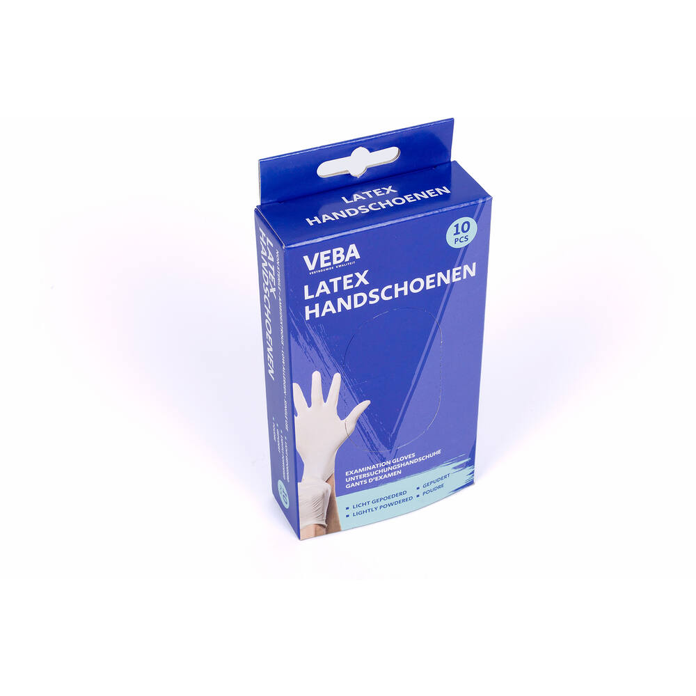 VEBA Latex Handschoen 10 st (Doosje)