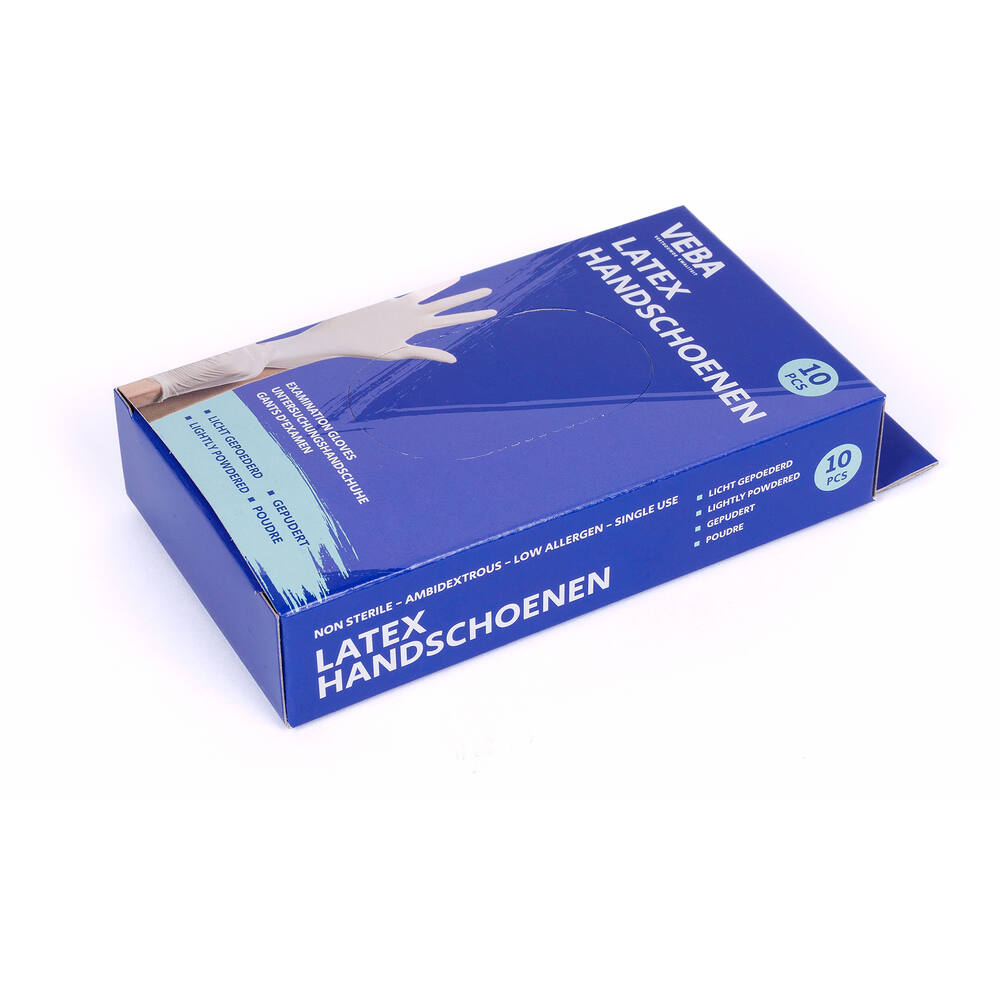 VEBA Latex Handschoen 10 st (Doosje)