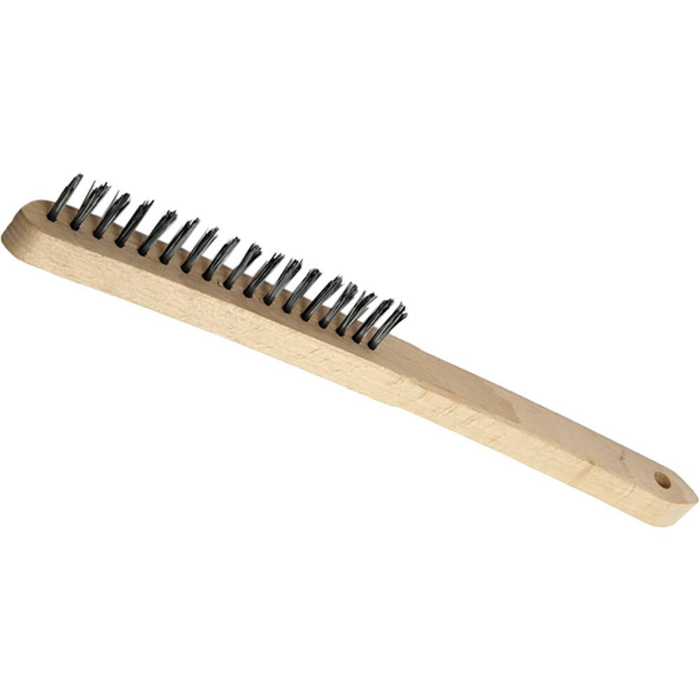 VEBA Staalborstel 1 Rij Hout