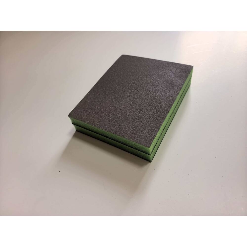 SCHUURPAD FOAM SUPERFIJN GROEN 2ST