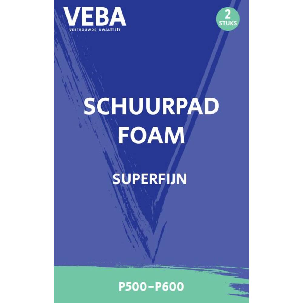 SCHUURPAD FOAM SUPERFIJN GROEN 2ST