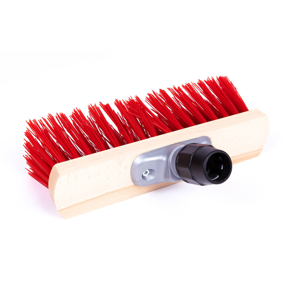 VEBA Straatbezem Pvc Rood 30cm + Steelverbinding