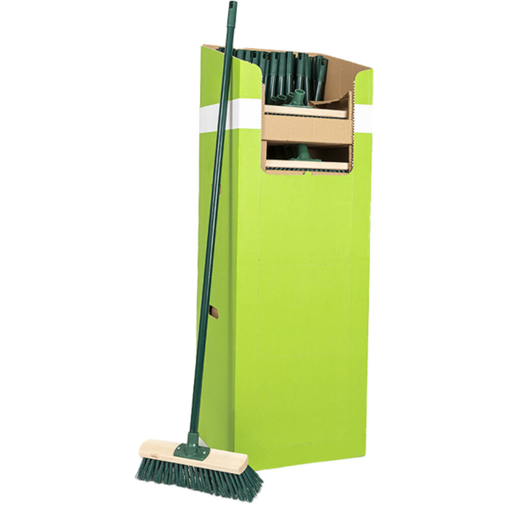 VEBA Display Straatbezem groen 40 st