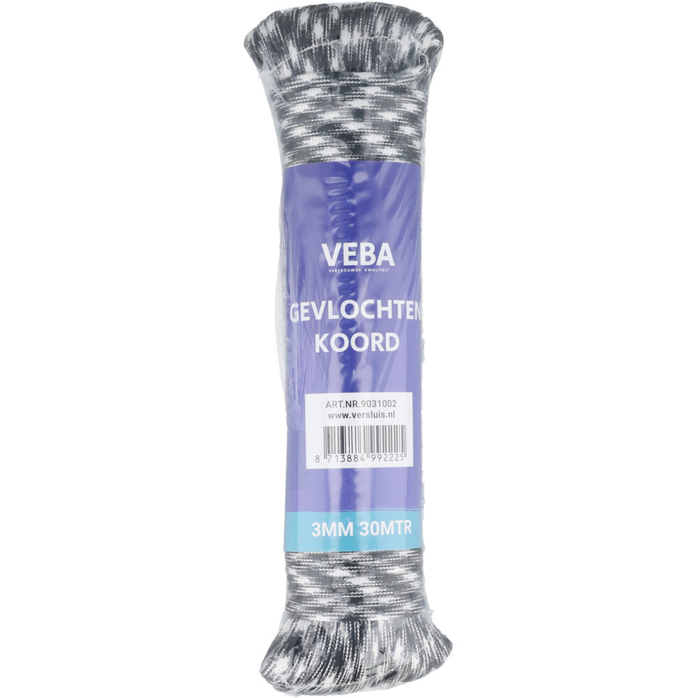 VEBA Gevlochten Koord 3 mm 30 m