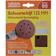 VEBA Schuurschijf Klittenband 125 mm 10 st P80