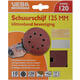 VEBA Schuurschijf Klittenband 125 mm 10 st P120