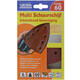 VEBA Multi Schuurschijf Met Klittenband 110x147 mm 7 Gaten 10 st P60