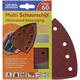 VEBA Multi Schuurschijf Met Klittenband 110x147 mm 7 Gaten 10 st P60