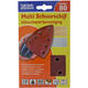 VEBA Multi Schuurschijf Met Klittenband 110x147 mm 7 Gaten 10 st P80