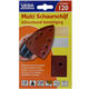 VEBA Multi Schuurschijf Met Klittenband 110x147 mm 7 Gaten 10 st P120