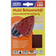 VEBA Multi Schuurschijf Met Klittenband 110x147 mm 7 Gaten 10 st P180