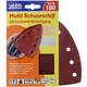 VEBA Multi Schuurschijf Met Klittenband 110x147 mm 7 Gaten 10 st P180