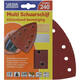 VEBA Multi Schuurschijf Met Klittenband 110x147 mm 7 Gaten 10 st P240