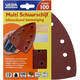 VEBA Multi Schuurschijf Met Klittenband 110x147 mm 7 Gaten 10 st P100
