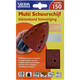 VEBA Multi Schuurschijf Met Klittenband 110x147 mm 7 Gaten 10 st P150