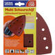 VEBA Multi Schuurschijf Met Klittenband 110x147 mm 7 Gaten 10 st P150