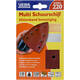 VEBA Multi Schuurschijf Met Klittenband 110x147 mm 7 Gaten 10 st P220