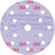 3M Hookit Purple Finishing Film Schuurschijf 260L, 150 mm, 15 Gaten, P800, 50 st, 51155