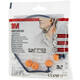 3M Oordoppen met beugel 1310 + 2 paar vervangende dopjes, SNR-waarde 24 - 25 dB, Oranje, 1OB+2Paar