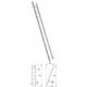 VEBA Aluminium Enkele Rechte Ladder/Ruimladder 1x12 (3,34M)