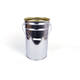 VEBA Leeg Verfblik Uitw Blank/Inw Goudlak 25 L Un (88) Exclusief Deksel + Spanring