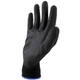 VEBA Handschoen Pu-Soft Zwart Mt XL