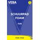 SCHUURPAD FOAM FIJN GEEL 2ST