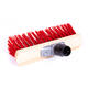 VEBA Straatbezem Pvc Rood 30cm + Steelverbinding