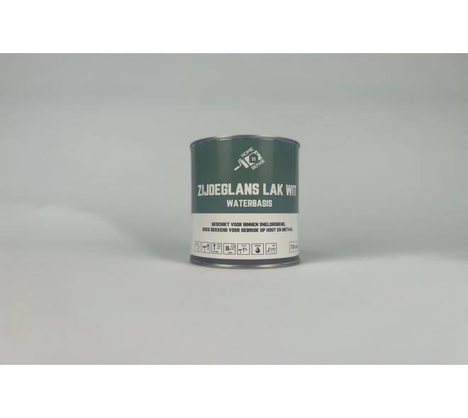 Witte Lak Zijdeglans Waterbasis 750 ml