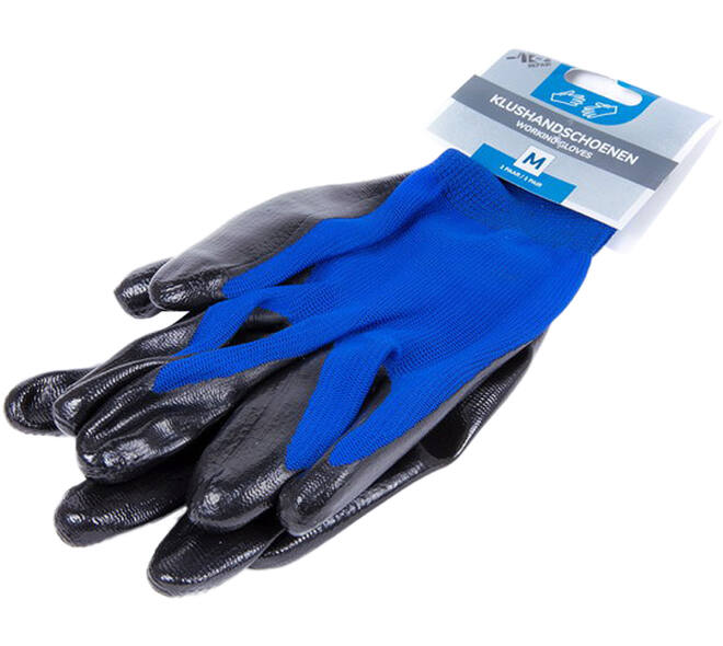 Werkhandschoenen Blauw Maat M/Size 8