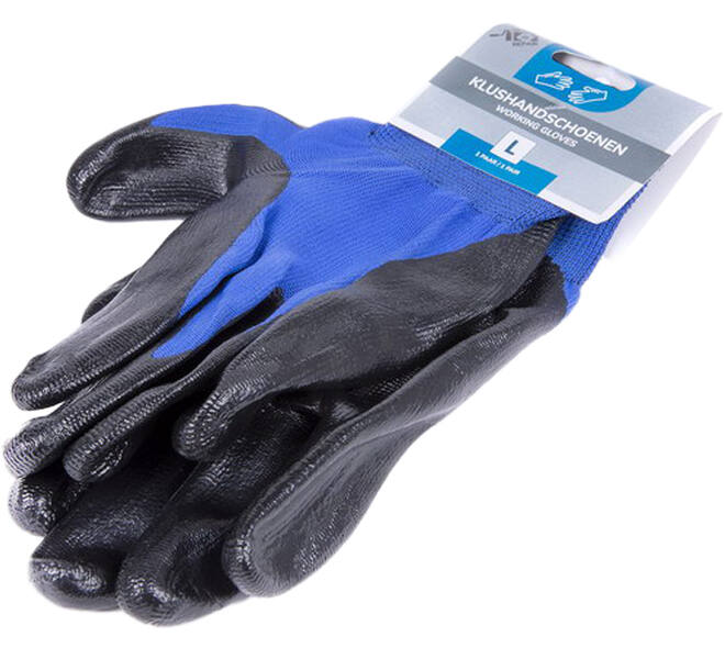 Werkhandschoenen Blauw Maat L/Size 9