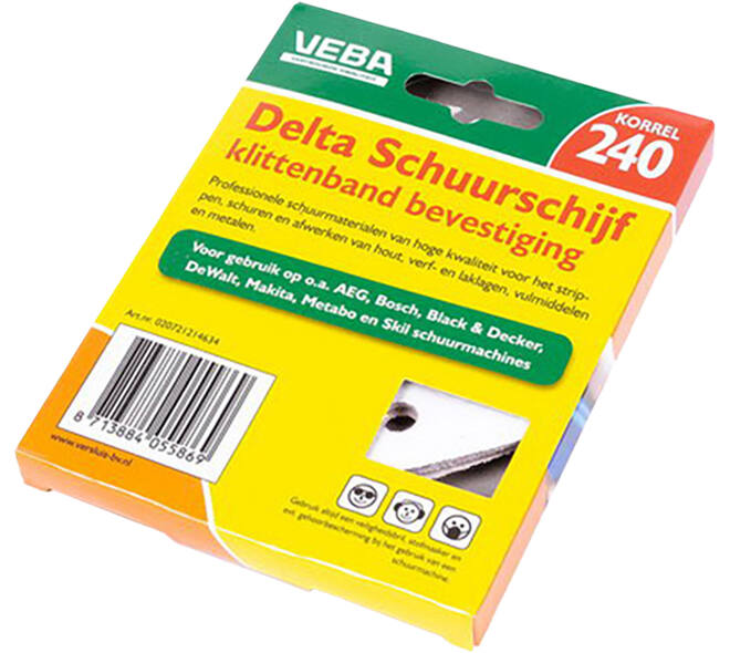 VEBA Klittenband Schuurpapier Delta 96 mm 10 st P240